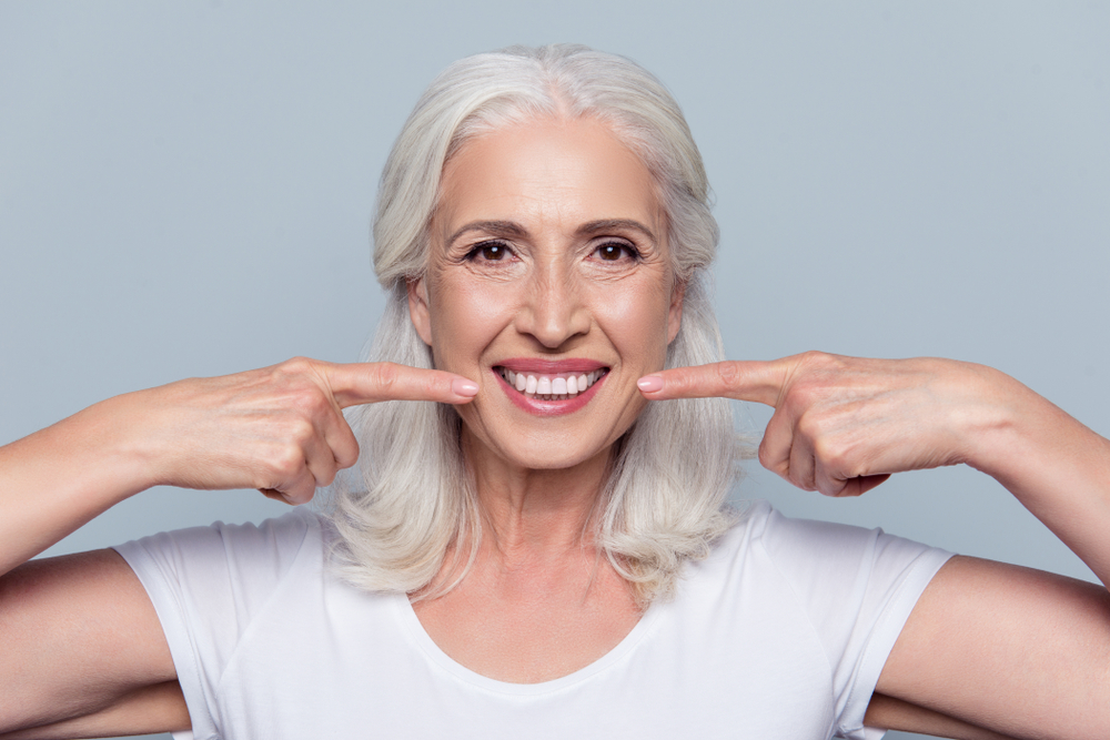 Healthy smile after dental care